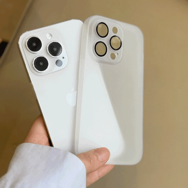 아이폰14 프로 카메라 렌즈 보호 슬림 실리콘 젤리 케이스
